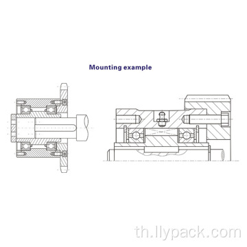 Freewheel Sprag Type One Way Clutch แบริ่ง